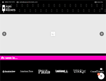 Tablet Screenshot of popsandrockets.com